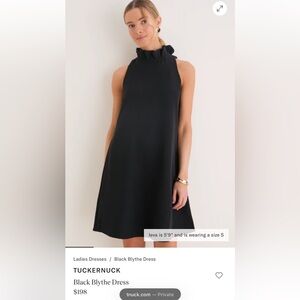 Sleeveless Black Shift Dress
